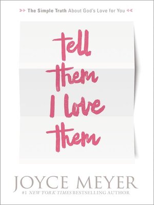 cover image of Tell Them I Love Them